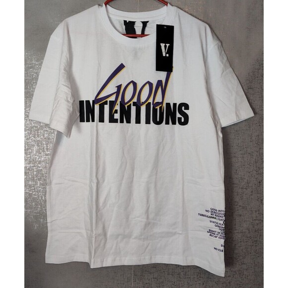 Vlone x Nav Good Intentions Tee L - Picture 1 of 7